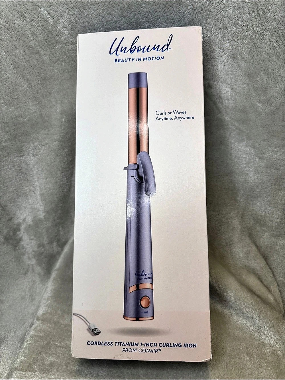 Conair Unbound Cordless Titanium 1-Inch Curling Iron